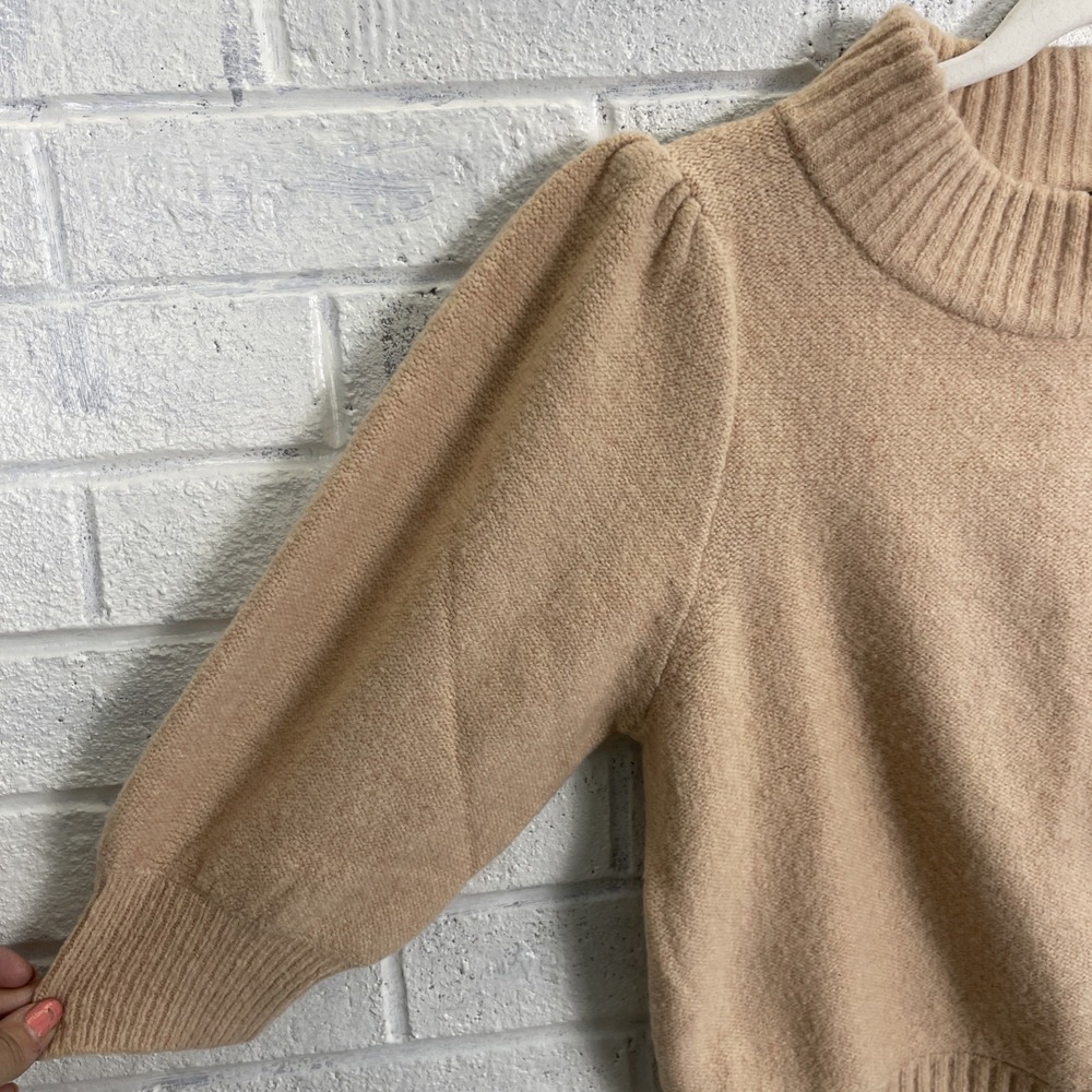 Free People Sugar Pie Sweater Womens Size S Majestic Oak Quiet Luxury Minimalist - Picture 4 of 10